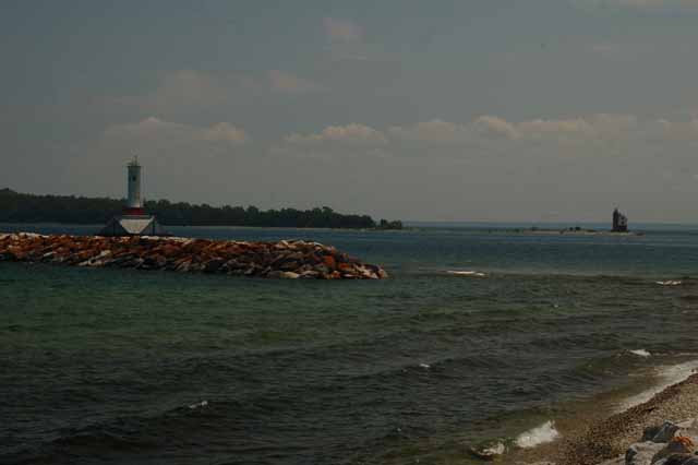 the old and the new lighthouses